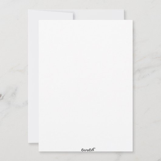 Birthday Kaart (Achterkant)