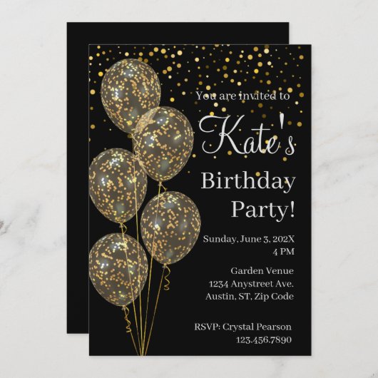 Birthday Kaart (Voorkant / Achterkant)