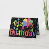 Birthday Kaart (Voorkant)