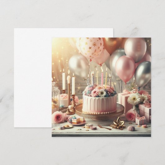 Birthday Kaart (Voorkant / Achterkant)