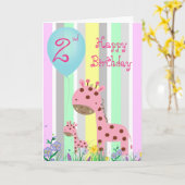 Birthday Kaart (Gele Bloem)