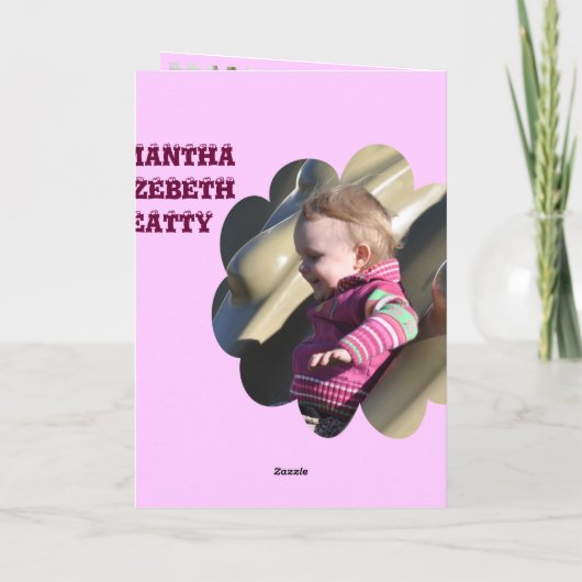 Birthday Kaart (Achterkant)