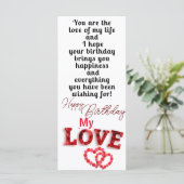 Birthday Kaart (Staand voorkant)