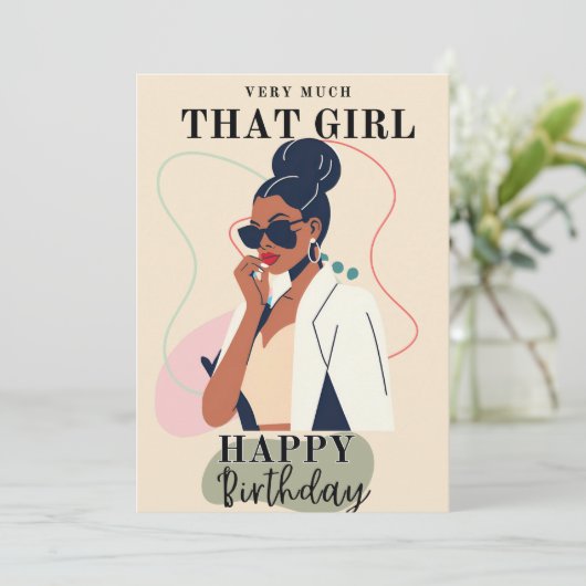 Birthday Kaart (Staand voorkant)