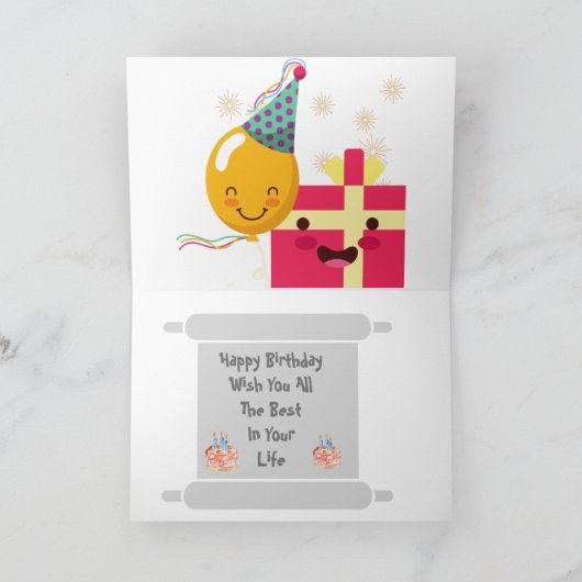 Birthday Kaart (Binnen)