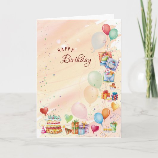 Birthday Kaart (Voorkant)