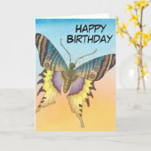 Birthday Kaart (Gele Bloem)