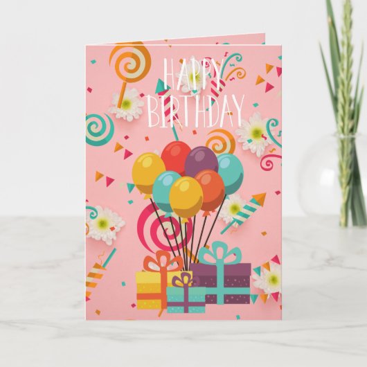 Birthday Kaart (Voorkant)