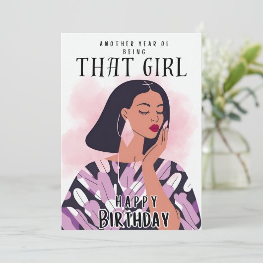 Birthday Kaart (Staand voorkant)