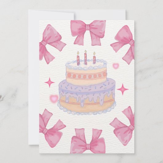 Birthday Kaart (Achterkant)