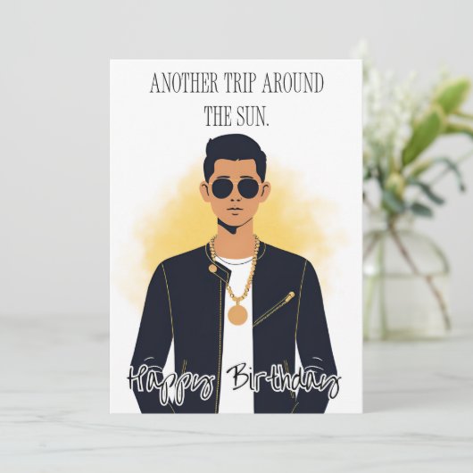 Birthday Kaart (Staand voorkant)