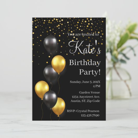 Birthday Kaart (Staand voorkant)