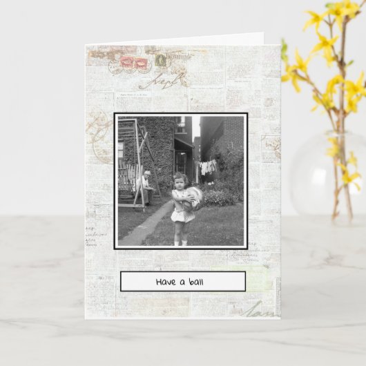 Birthday Kaart (Gele Bloem)