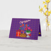 Birthday Kaart (Gele Bloem)