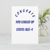 Birthday-kaart (Staand voorkant)