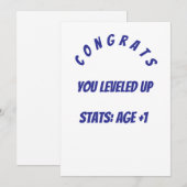 Birthday-kaart (Voorkant / Achterkant)