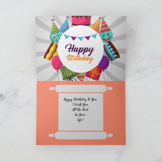 Birthday Kaart (Binnen)