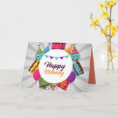 Birthday Kaart (Gele Bloem)