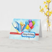 Birthday Kaart (Gele Bloem)