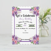 Birthday Kaart (Staand voorkant)