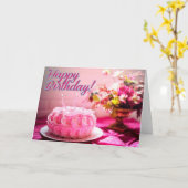 Birthday Kaart (Gele Bloem)