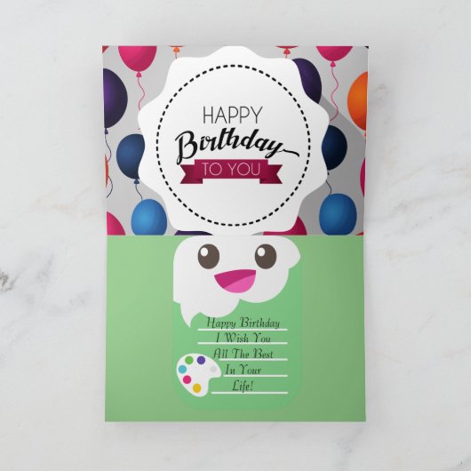 Birthday Kaart (Binnen)