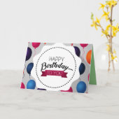 Birthday Kaart (Gele Bloem)