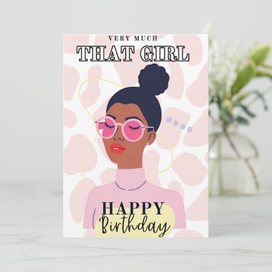 Birthday Kaart (Staand voorkant)