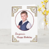 Birthday-kaart Aangepast Kaart (Gele Bloem)