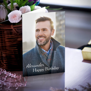 Birthday-kaart Aangepaste foto Kaart