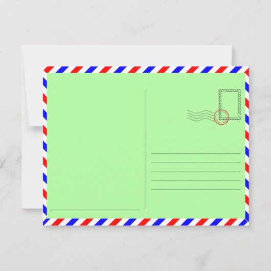 Birthday-kaart Aankondiging (Achterkant)