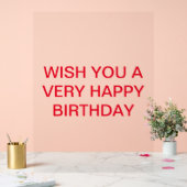 BIRTHDAY-KAART ACRYL BORD (Huwelijk)