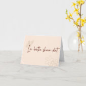 Birthday-kaart als houder kaart (Gele Bloem)