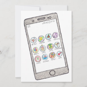 Birthday Kaart - Bday apps