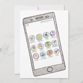 Birthday Kaart - Bday apps