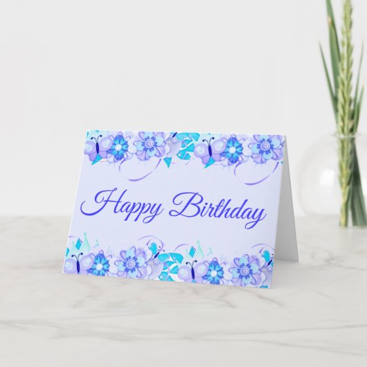 Birthday-kaart Bedankkaart (Voorkant)