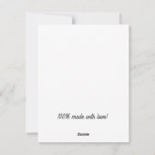 Birthday Kaart Belated Birthday Kaart FUNNY CARD (Achterkant)