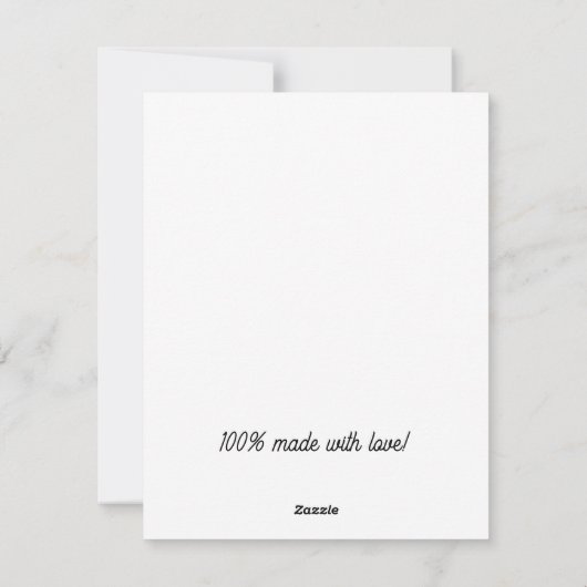 Birthday Kaart Belated Birthday Kaart FUNNY CARD (Achterkant)