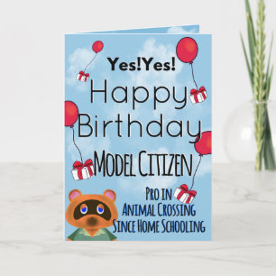 Birthday-kaart bij dieren kaart