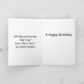 Birthday Kaart - Bill Sikes van "Oliver Twist" (Binnen)