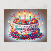 Birthday-kaart Briefkaart (Voorkant)