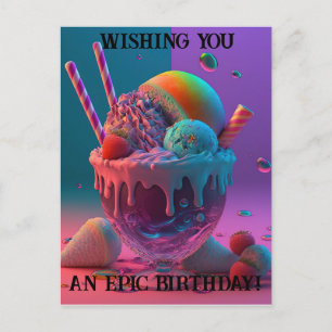 Birthday-kaart Briefkaart