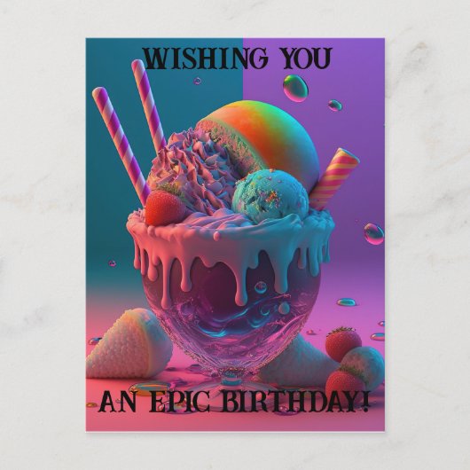 Birthday-kaart Briefkaart (Voorkant)