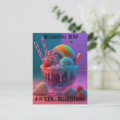 Birthday-kaart Briefkaart (Staand voorkant)