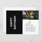 Birthday-kaart Briefkaart (Voorkant / Achterkant)