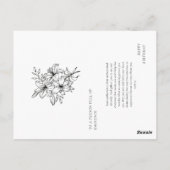 Birthday-kaart Briefkaart (Achterkant)