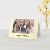 Birthday Kaart - Charles Dickens, "Pickwick Papers (Gele Bloem)
