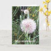 BIRTHDAY-KAART: Dandelion Wish_ Card Kaart (Gele Bloem)