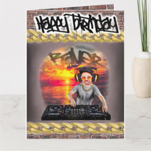 Birthday-kaart DJ Kaart