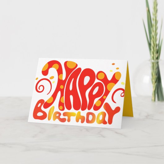 Birthday Kaart - Dotty (Voorkant)